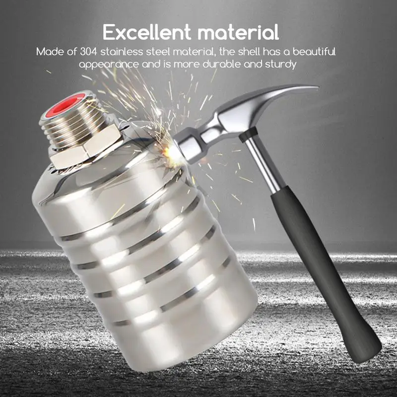 وحدة تحكم في مستوى المياه صمام التحكم التلقائي في مستوى المياه صمام تعويم صغير وحدة تحكم في مستوى المياه لخزانات المياه والأبراج #5