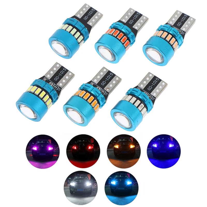 

Car Truck Lights Interior Bulb T10 Led Canbus W5W Led Bulbs License Plate Light Car Interior Side Light Dome Reading Lights