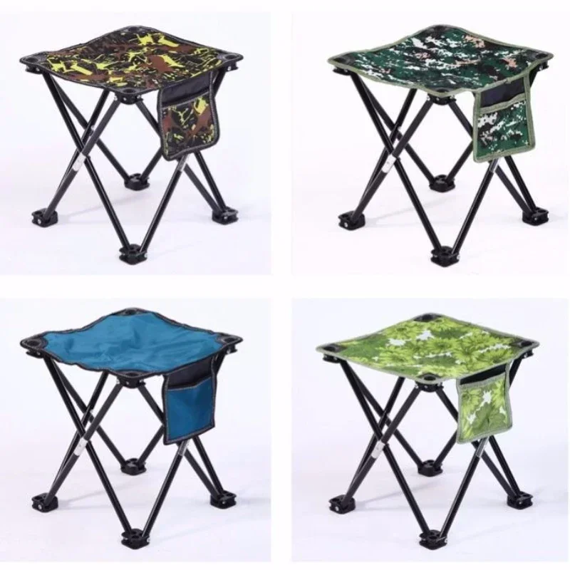 

Camping Stool Folding Fishing Chair Conveniently Carry The Oxford Cloth Seat New Chair