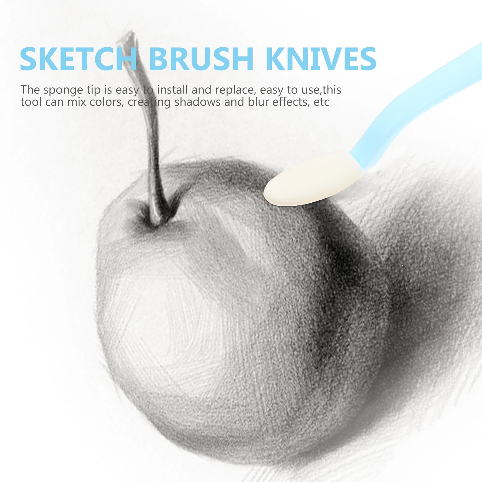 

1Set Plastic Sketch Wiper Sponge Tool for Art Students Durable Easy to Use Smudge Erase Sketch Smudge Erase Tool