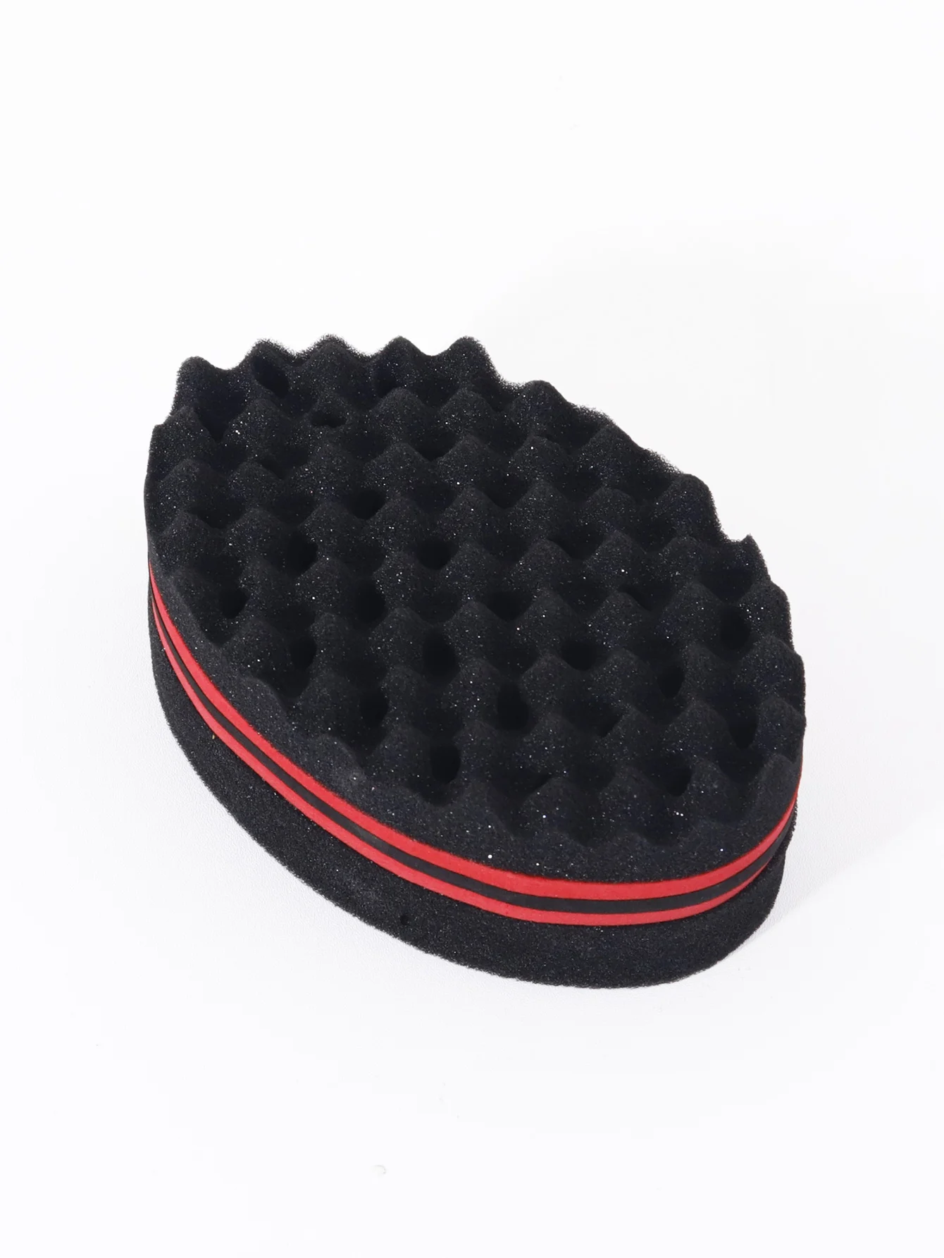 Double Sided Magic Twisted Brush Sponge, Dual-Use Perforated Sponge, Suitable for All Hair Types, Special for Real Hair Wigs