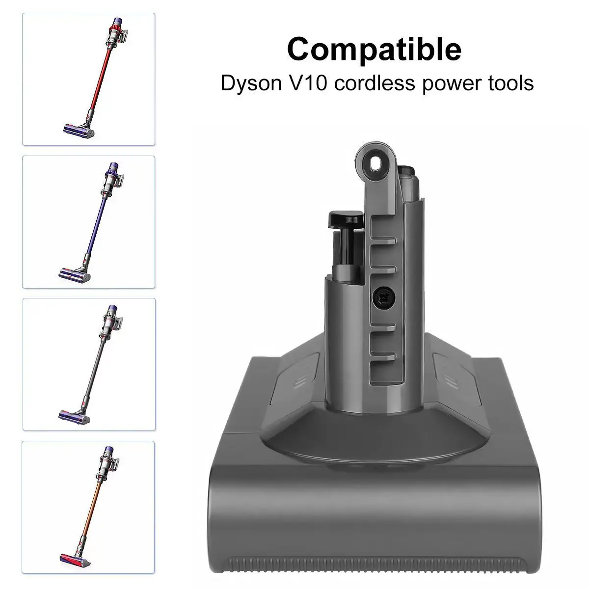 Bonacell 21.6V Batterie for Dyson Batterie V6 V7 V8 V10 Series SV12 DC62 SV11 sv10 Handheld Vacuum Cleaner Spare battery