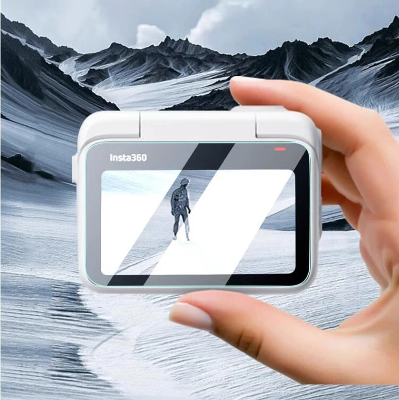 Cubierta protectora de pantalla de vidrio templado duro para Insta360 GO 3, lente de cámara de acción, película de pantalla LCD, funda GO3, accesorios