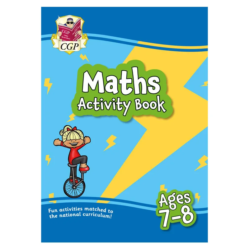 New Maths Activity Book For Ages 78 Perfect For Home Learning CGP Books Coordination Group Publications 9781789085303 Book