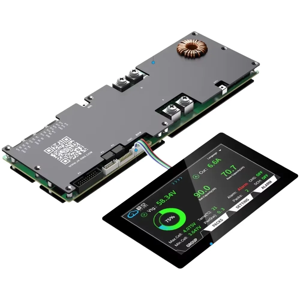 JK BMS V19 7-Inch Smart Display 4.3 LCD Accessories Intelligent Protection Board Balancer Intelligent Display JIKONG Home Use