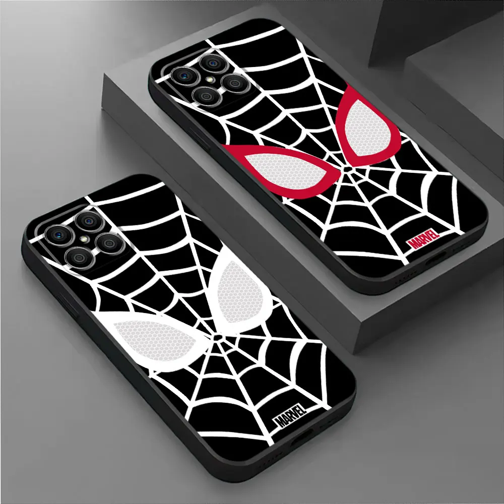 Marvel Sipider Man Logo Case for Honor X9a X7 X8a Magic5 Lite 90 Pro X8 8X X6a 70 X6 Magic5 TPU Soft Cover Luxury