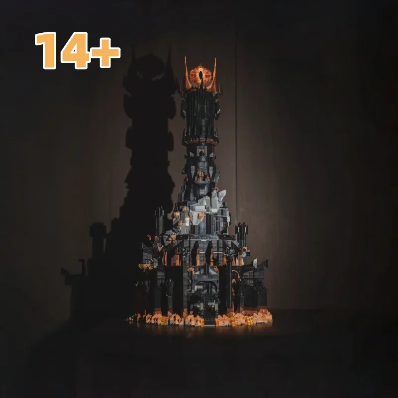 

В наличии, новинка: 5471 деталь, конструктор «Черная башня» (темная модель), набор строительных блоков, игрушка для мальчиков и взрослых, подарок на день рождения