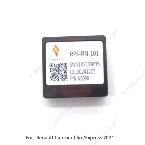 Imagen 2 del producto Adaptador de caja Canbus de 16 pines RP5-RN-101 para Renault Captuer Clio /Express 2021 con Cable de arnés de cableado Radio de coche Android