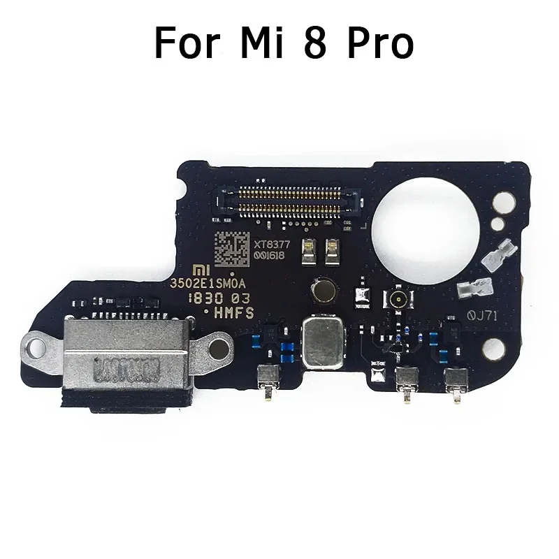 Charging Port For Xiaomi Mi 8 Pro Charge Board For Mi8 SE Lite USB Plug PCB Dock Connector Flex Cable Replacement Parts