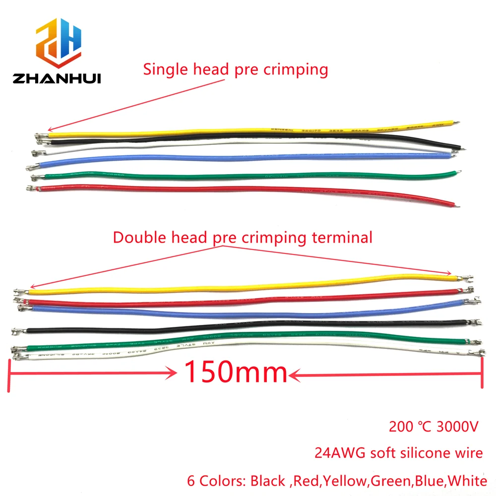 10/50Pcs 2.0mm PH JST Connector Kit - Pre-Crimped Soft Silicone Wire 2-10 Pin Male Female Housing Adapter Cable