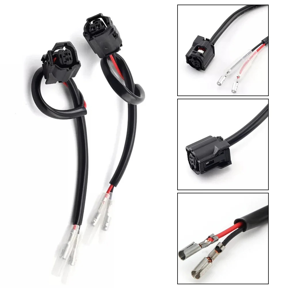 14cm Motorcycle Turn Signal Wires Adapters Plug For MT-10 SP 2016-2024 Motors Parts Car Accessories 12V Wires Car Replacements