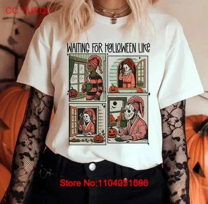 

В ожидании на Хэллоуин, как футболка