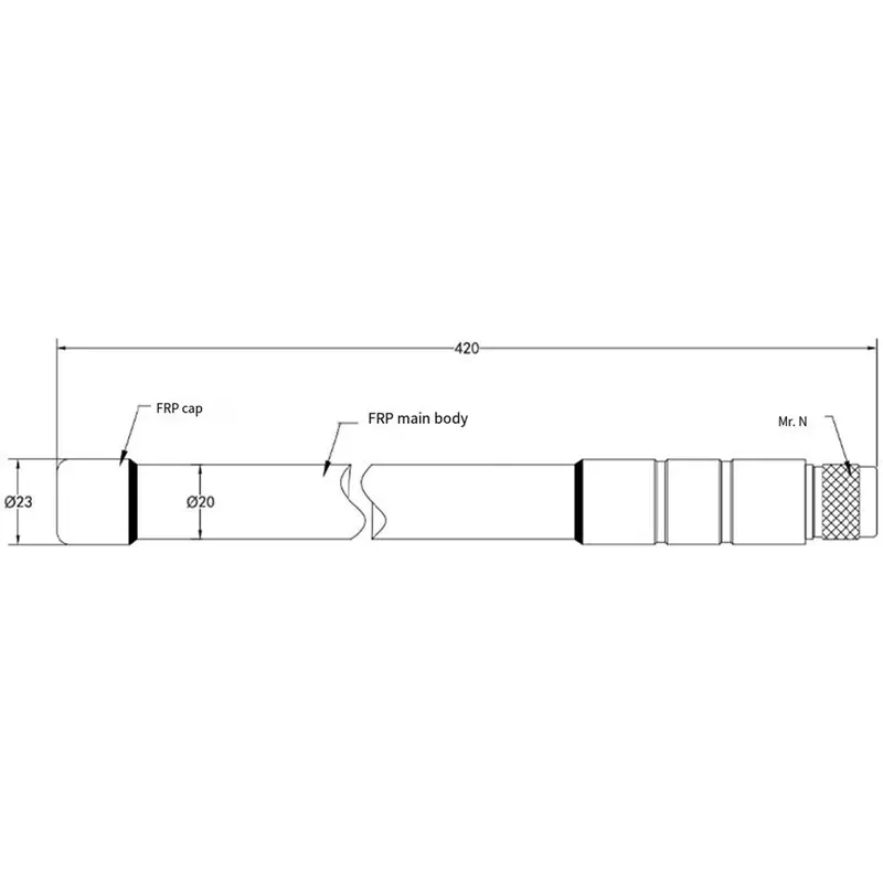 Reliable-External Omnidirectional N-J N Male Head Antenna 900-1050Mhz For Data Transmission Remote Communication,External Omnidi