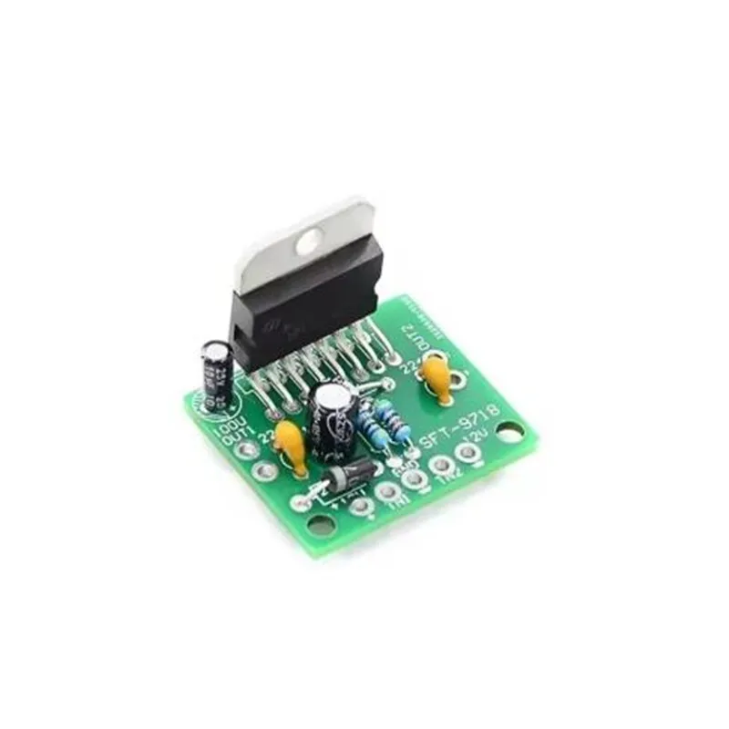 1pcs TDA7297 amplifier board spare parts dc 12v grade 2.0 dual audio encoding 15w electronic DIY kit