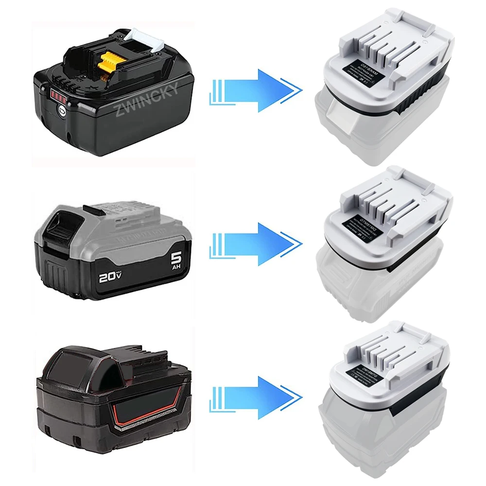 Battery Adapter For Makita/Dewal/Bosch/Milwaukee 18V Li-ion Battery To Replace for Makita G series battery BL1811G BL1815G
