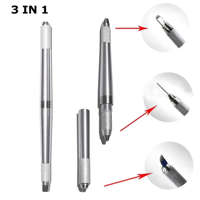 Professional Permanent Makeup Manual Tattoo Microblading Pen Aluminum Alloy Tattoo Pen for Dermografo Micropigmentacion