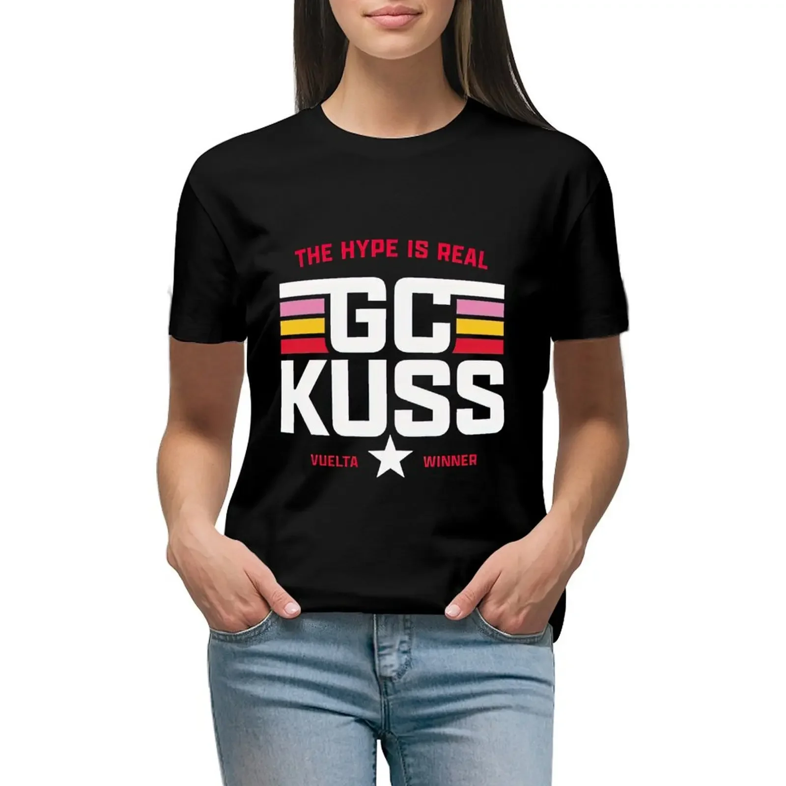 

Casual GC Kuss - Vuelta 2023 T-Shirt sweat cute tops blacks hippie clothes korean Women's clothes