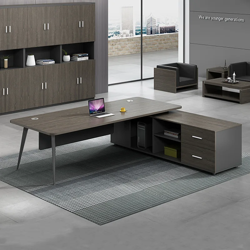 Desk Boss Table Simple Modern Computer Desk And Chair Combination Office Manager