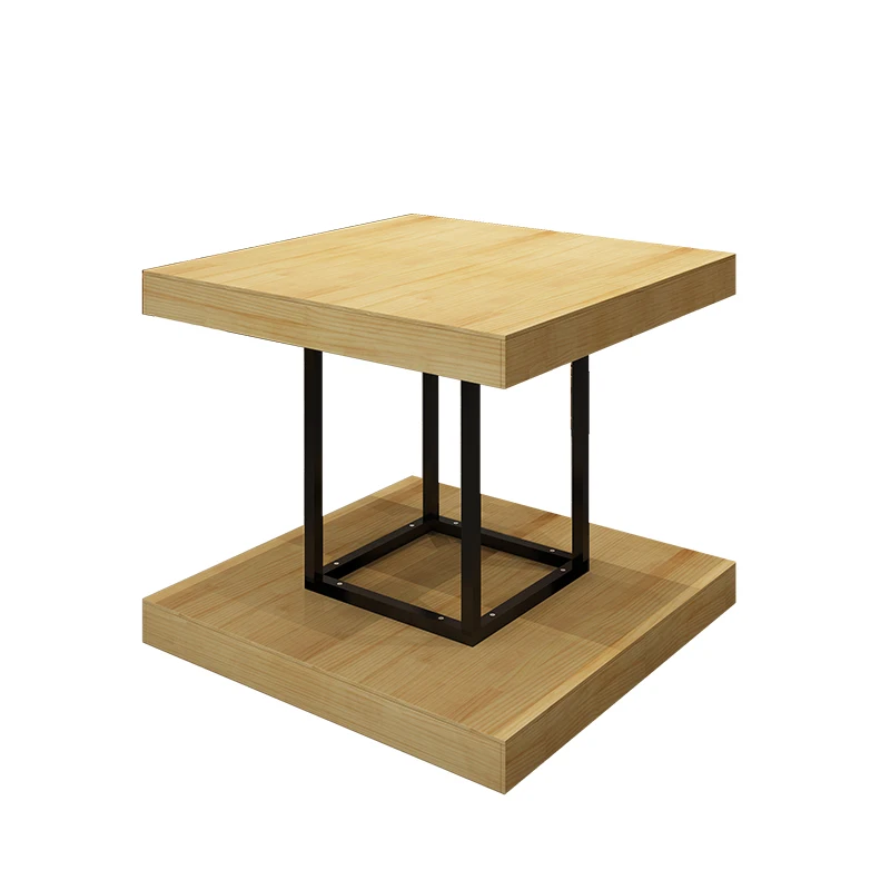 

Display rack Milk pile Beverage promotion table Display rack Steel and wood shelf Shelf