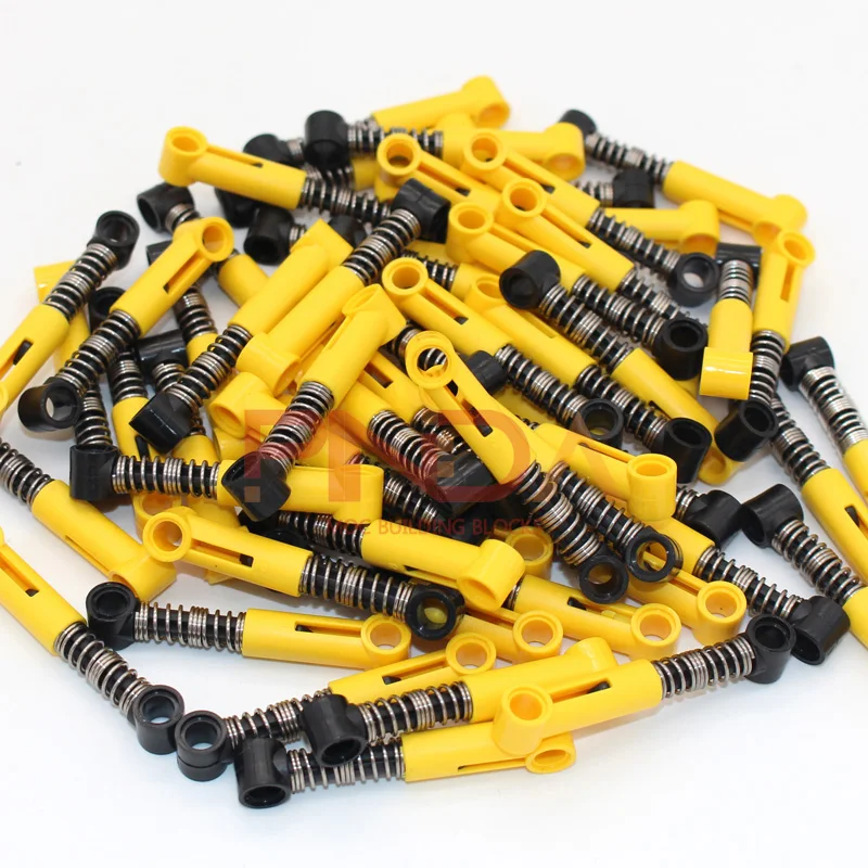 MOC Bricks Technology 76537 Shock Absorber 6.5L 9.5L Hard Soft Spring Building Blocks 6.5L Compatible with Car Toys