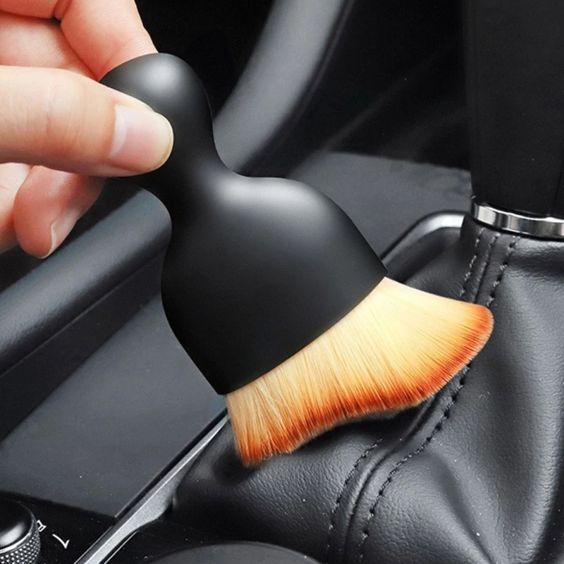 Detailing Brush Fur Broom For SUV Car Air Outlet Dashboard Cleaning Detail Brush Set Auto Interior Cleaning Dry Wash