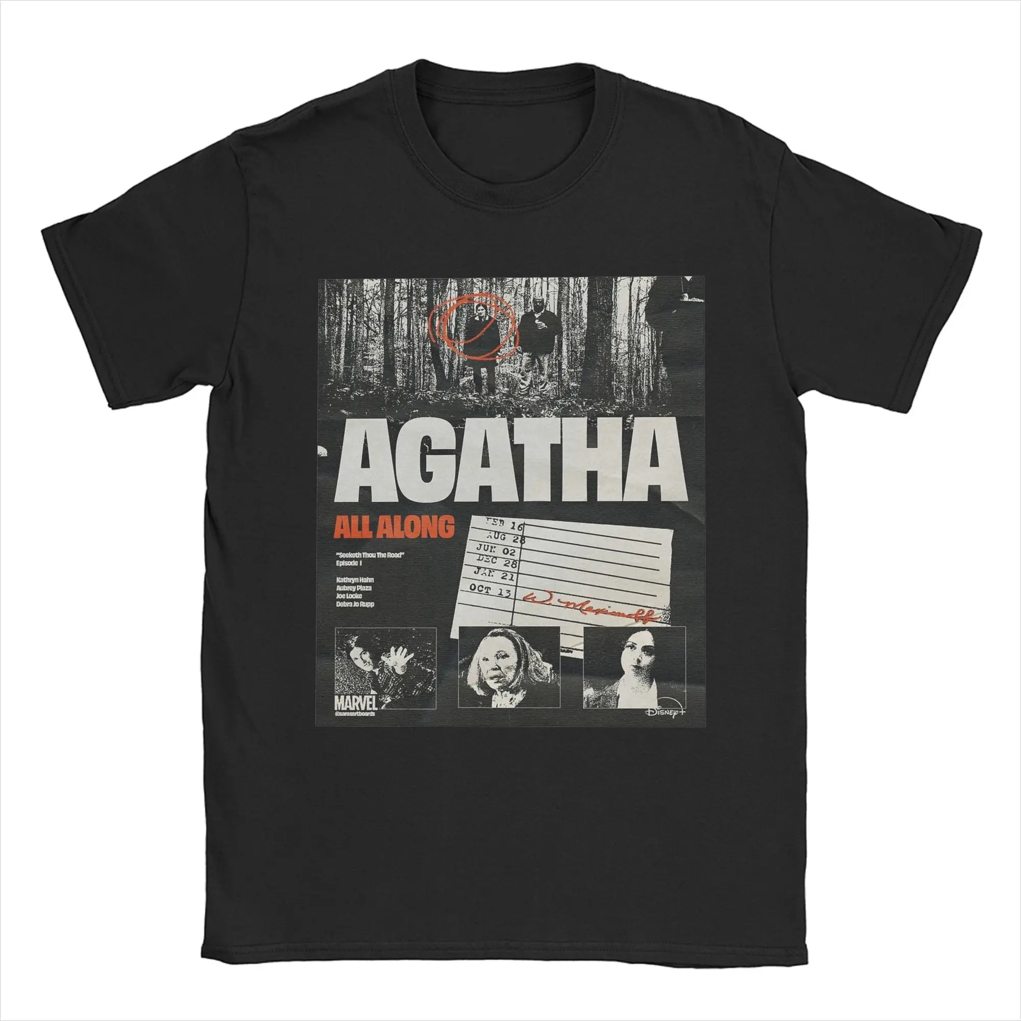 Men Women Graphic Print Agatha All Along Movie T Shirt Tee Cotton Rio Vidal T-shirts Clothing