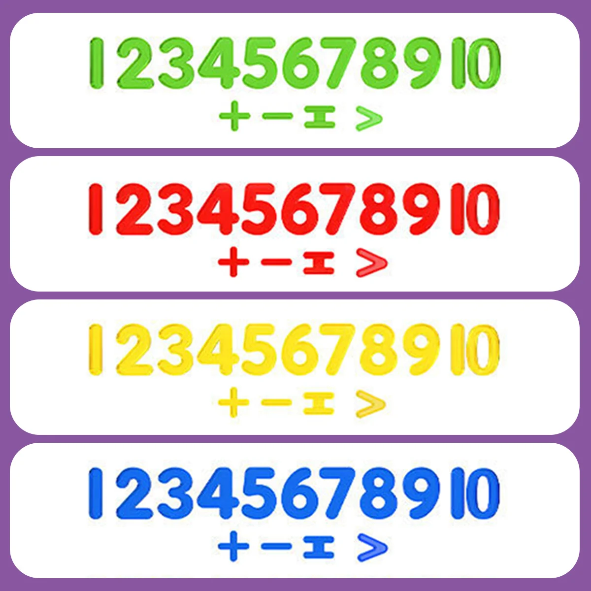 60pcs Colored Numerical Arithmetic Toys, Children's Puzzle Toys, Multifunctional Children's Educational Toys, Numbers Set Toys