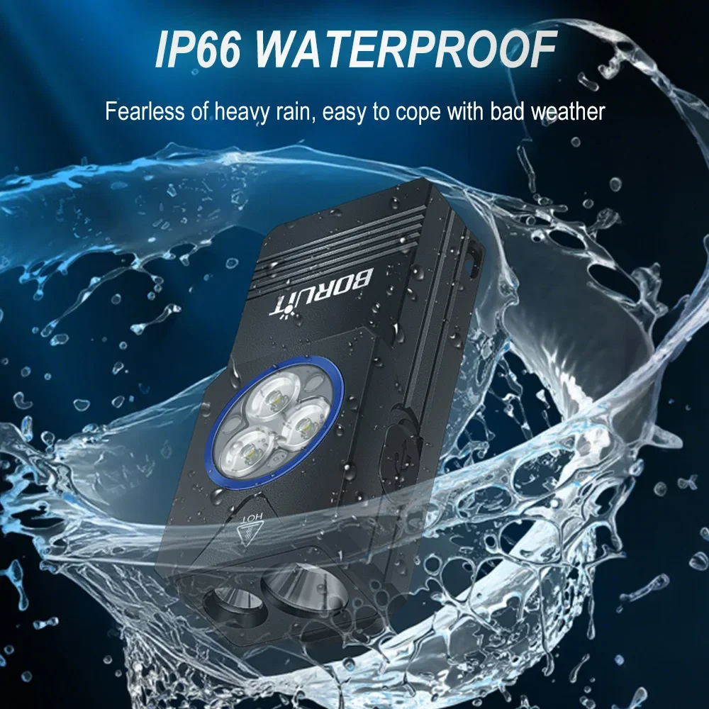 BORUiT EV30 550LM Keychain EDC Flashlight Type-C Rechargeable UV LED Work Light Torch with Magnet Camping Pocket Lantern - Image 6