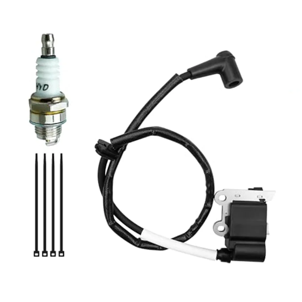 Cable Ties Ignition Coil For Leaf Blower Maintenance 6-piece Kit Included Replace Part 502846401 Replace Part 511492901 As Shown
