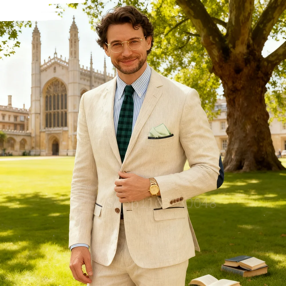 

Men's Wedding Tuxedo in Khaki Sneaking Groom Lapel Notched Jacket Single Breasted Jacket Dinner Dance Eveningwear Business