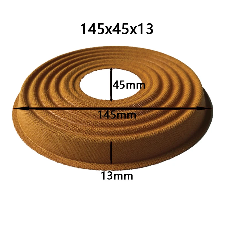 Amortiguador de araña de reparación de altavoz de graves, altavoz de onda elástica, Subwoofer, 138x49,5/140x49,5/145x35,5/145x49,5mm, 2 uds.