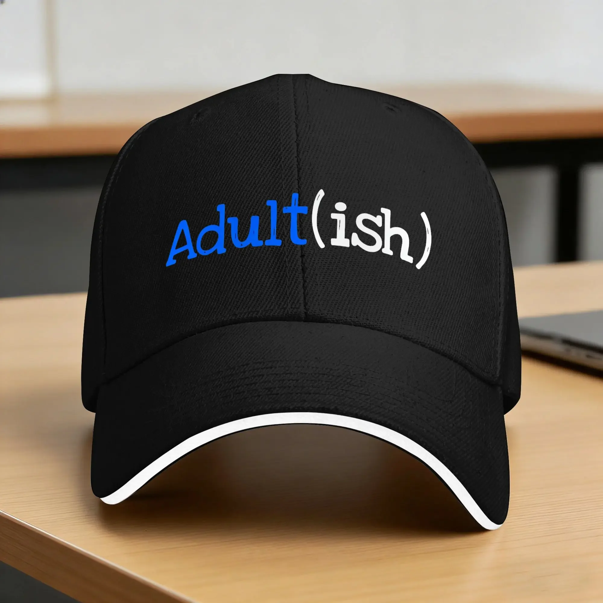 New Adultish Baseball Cap  Unisex Design Trucker Hat Adjustable Tennis Skate Baseball Caps Gift Idea
