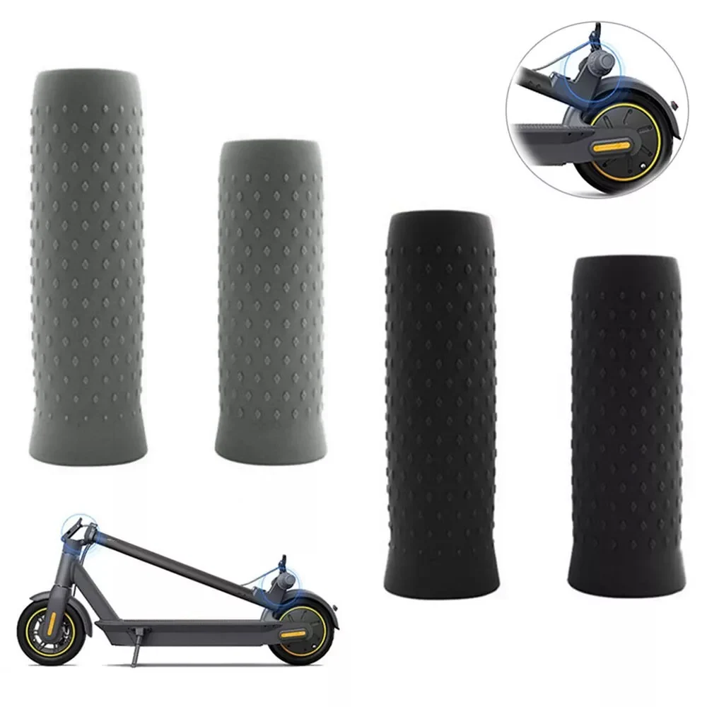 1 زوج سكوتر مقبض مقود دراجة ل ناينبوت ماكس G30 ركلة سكوتر كهربائي المضادة للانزلاق سيليكون سكوتر القبضات غطاء المطاط المقود