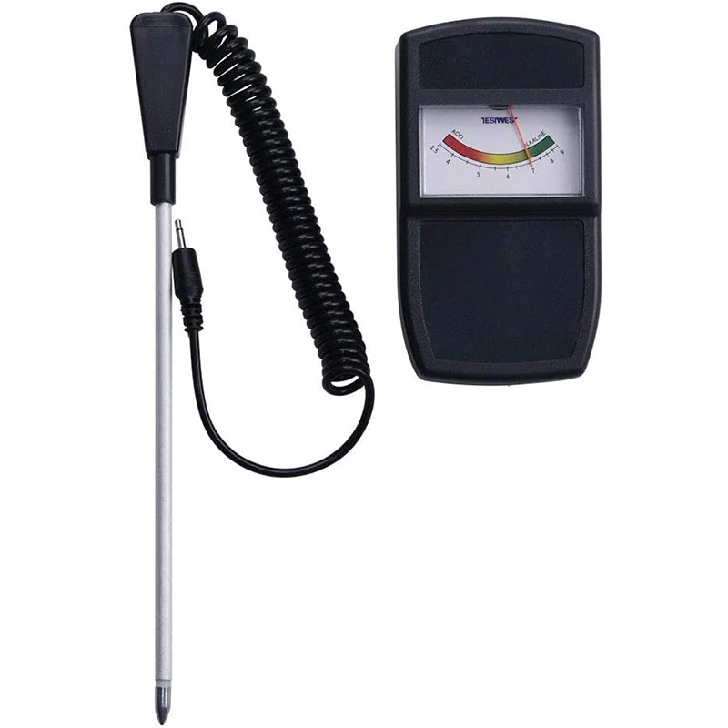 Digital PH Monitor Meter,Tester PH Moisture Sunlight Meter Detector Humidity Monitor With Probe For Garden Farm Plants