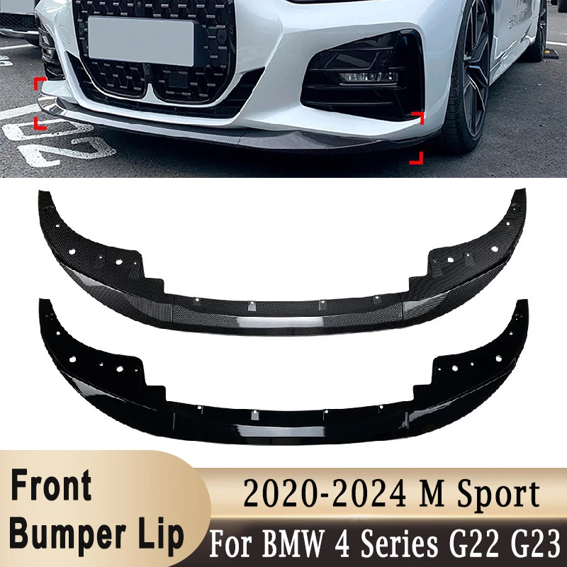 

Защита спойлера переднего бампера для BMW 4 серии G22 G23 420i 430i i4 M50 M Sport 2-дверный купе/Cabrio 2020-2024 гг.