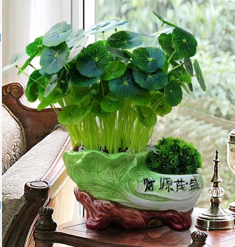 Modern Ceramic Vase+Simulation Green Plant Set Decor Radish Fake Flower Art Home Livingroom Furnishings Crafts Decoration