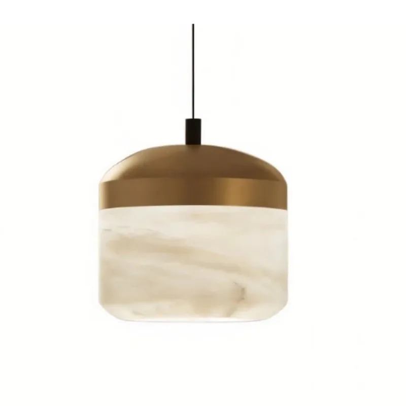 

Simple Spanish natural marble chandelier designer living room dining room entrance