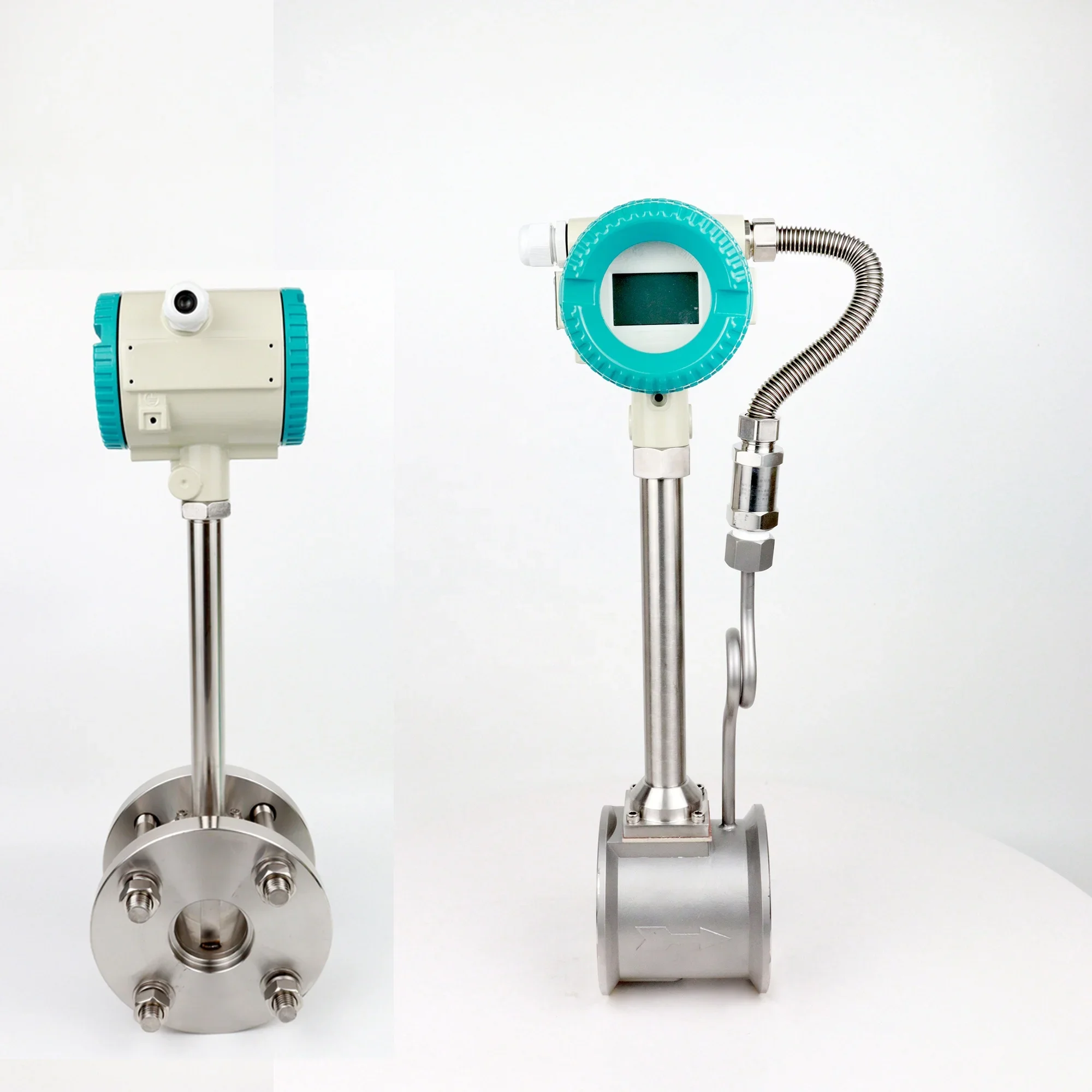 Industrial Customized 4-20ma Hart 2 Wire  Flow Meter With Pressure And Temperature Compensation