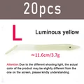 20 piezas blancas L