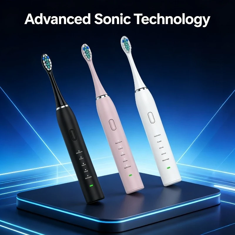 Elektrische Zahnbürste mit magnetischer Levitation und Metallschaft und neutraler Kehrvibration