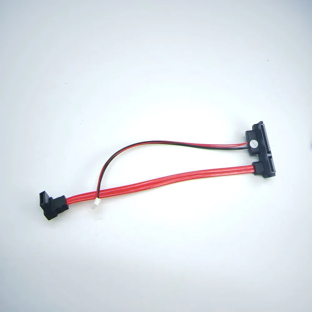 For Intel NUC Modification Cord SSD 22Pin SATA 90 Degree To SATA 7pin Elbow and 5pin 1.25mm Pitch Combo Hard Drive Power Cable