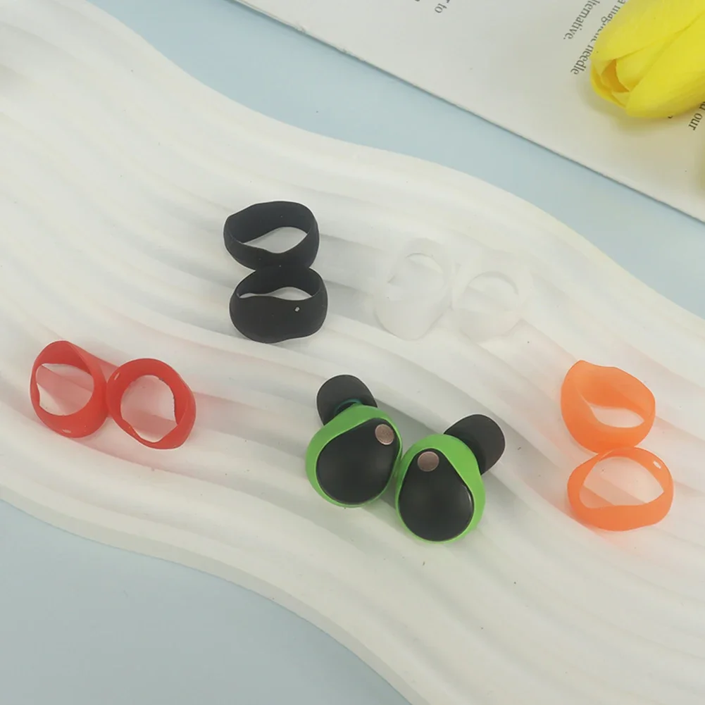 5 Pairs Silicone Ea… - image