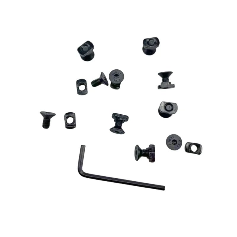 M5 10 sets/pack T-nuts and MLOK M-LOK screw replacement kit, each 10 sets including a small wrench