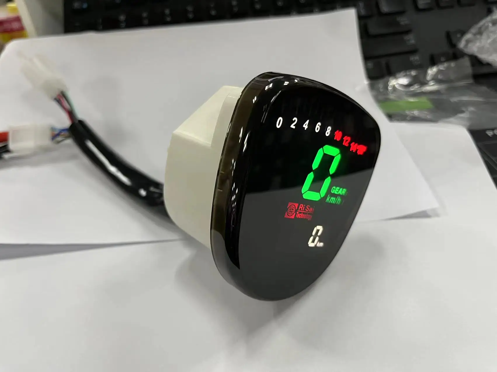 لهوندا سوبر شبل C50 C70 C90 دراجة نارية LCD عداد المسافات الرقمي عداد السرعة مقياس سرعة الدوران Assy #3