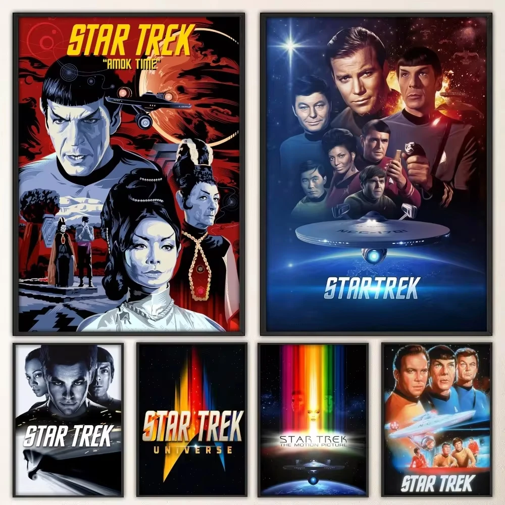 Film S-Star T-Trek Poster Prints Poster Wall Painting Bedroom Living Room Wall Bar Restaurant