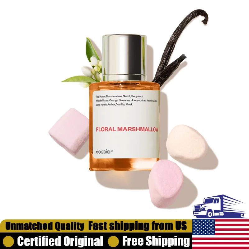 

Dossier Floral Marshmallow Eau de Parfum Spray 1.7 Ounce Lasting Floral Pheromones Perfume for Women Inspired by Kilian's Love