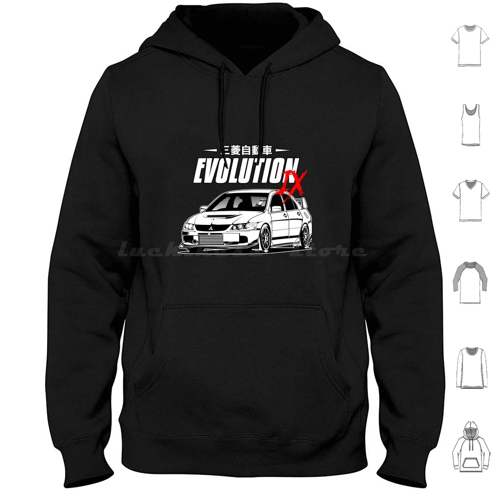 Lancer Evolution Ix Hoodie Cotton Long Sleeve Mitsubishi Lancer Evolution Evo 9 Ct9a Evo 3 Evo 6 Evo X Evo Evo Ix Jdm