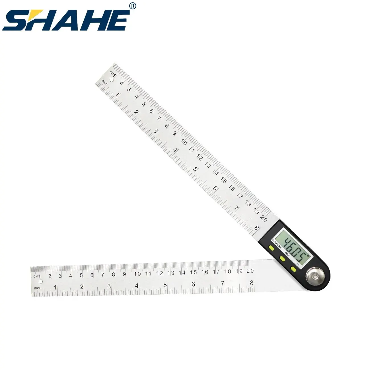 Shahe 0-200/300mm Digital Protractor Angle Ruler Electron Goniometer Angle Finder Meter Angle Gauge Measuring Tools