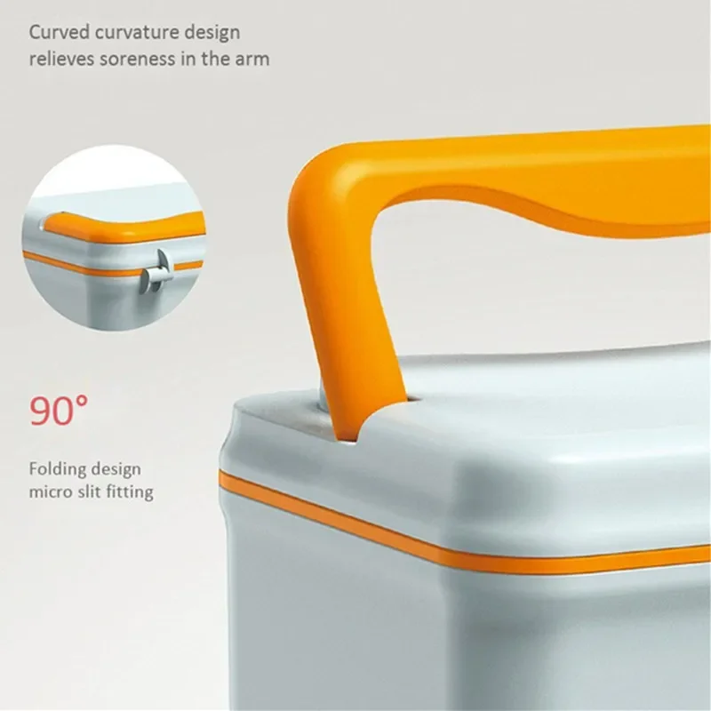 Grande Valise de Protection de l'Environnement, Sac Domestique Double Couche, Portable, Boîte à Outils de Sécurité