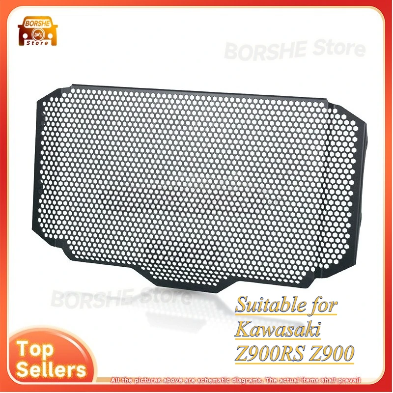 

Suitable for Kawasaki Z900RS Z900 Radiator Guard Cooling Mesh Tank Protector Modification